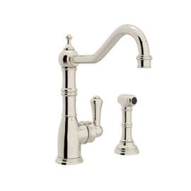 Perrin and Rowe Kitchen Faucet And Metal Lever Handle