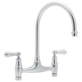 Perrin and Rowe High-Arc Bridge Kitchen Faucet