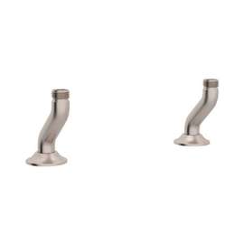 Eccentric Deck Unions for Bridge Faucets in Satin Nickel