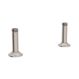 Georgian Era Straight Deck Unions For Bridge Faucet In Satin Nickel