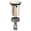 Pop-Up Center Drain Plug in Satin Nickel