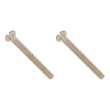 Finish Screws Set in Polished Nickel