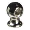 Volume Control Lever Ball End with Screw Cap in Polished Nickel