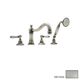 Country Bath A1404LMSTN Roman Tub Faucet in Satin Nickel