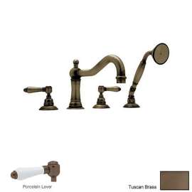 Country Bath A1404LPTCB Roman Tub Faucet in Tuscan Brass
