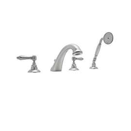 Country Bath Roman Tub Faucet And Single Function Hand Shower