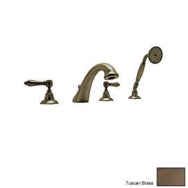Country Bath A1464LMTCB Roman Tub Faucet and Single Function Hand Shower in Tuscan Brass