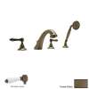 Country Bath A1464LPTCB Roman Tub Faucet and Single Function Hand Shower in Tuscan Brass