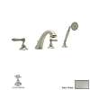 Roman Tub Faucet and Single Function Hand Shower in Satin Nickel