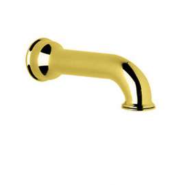 Cisal AC24-IB 7in Non Diverter Tub Spout in Inca Brass