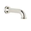 Cisal AC24-PN 7in Non Diverter Tub Spout in Polished Nickel