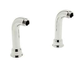 Set of 6-1/2in Deck Unions in Polished Nickel