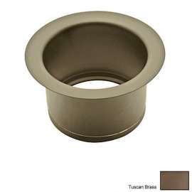 Extended 2 1/2in Disposal Flange in Tuscan Brass