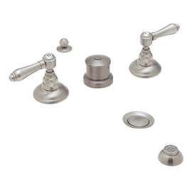 Widespread Bidet Faucet in Satin Nickel