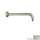 12in Wall Mounted Shower Arm in Satin Nickel