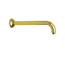 12in Wall Mounted Shower Arm in Inca Brass