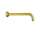 12in Wall Mounted Shower Arm in Inca Brass