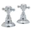 Pair of 1/2in Side valves in Polished Chrome
