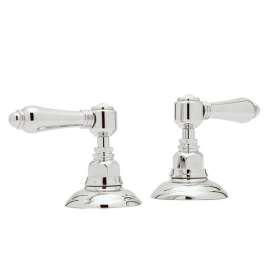 Country Bath A1411LMPN Pair of 1/2in Side valves in Polished Nickel
