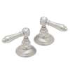 Country Bath A1411LMSTN Pair of 1/2in Side valves in Satin Nickel