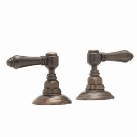 Country Bath A1411LMTCB Pair of 1/2in Side valves in Tuscan Brass