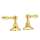 Country Bath A1411LMIB Pair of 1/2in Side valves in Inca Brass