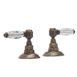 Country Bath A1411LCTCB Pair of 1/2in Side valves in Tuscan Brass