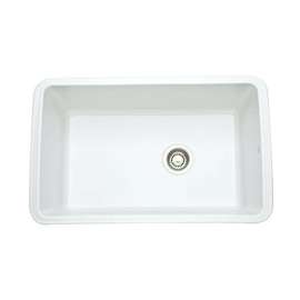 Allia 31-In Undermount Fireclay Kitchen Sink