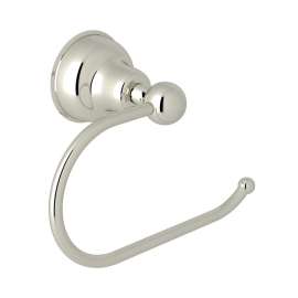 Cisal CIS8PN Single Post Toilet Paper Holder in Polished Nickel