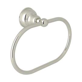Cisal CIS4PN 8in Towel Ring in Polished Nickel