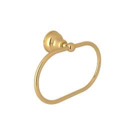 8in Towel Ring in Inca Brass