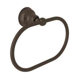 8in Towel Ring in Tuscan Brass