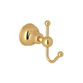 Cisal CIS7IB Single Hook Robe Hook in Inca Brass