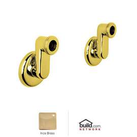 Set of Eccentric Wall Unions in Inca Brass