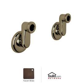 Set of Eccentric Wall Unions in Tuscan Brass