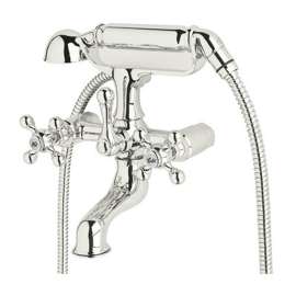 Exposed Tub Filler less Unions in Polished Nickel