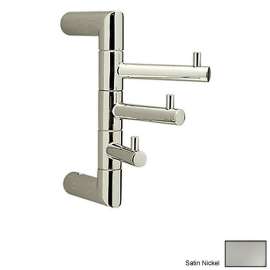SY700-STN Triple Hook Robe Hook in Satin Nickel