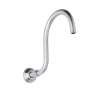 12in Wall Mounted Hooked Shower Arm in Polished Chrome