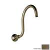12in Wall Mounted Hooked Shower Arm in Tuscan Brass