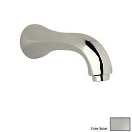 7in Non Diverter Tub Spout in Satin Nickel