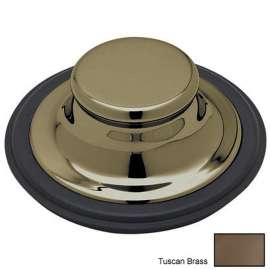 Disposal Stopper in Tuscan Brass