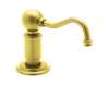 Deck Mounted Soap Dispenser in English Gold
