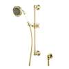 Shower 1310IB Wall Mounted Hand in Inca Brass