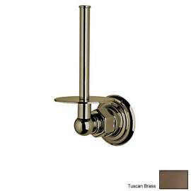 Spare Toilet Paper Holder in Tuscan Brass