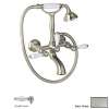 Wall Mount Exposed Tub Filler Faucet in Satin Nickel