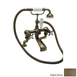 Deck Mount Exposed Tub Filler Faucet in English Bronze