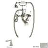 Perrin and Rowe U.3510L/1-STN Wall Mount Exposed Tub Filler Faucet in Satin Nickel