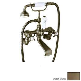 Wall Mount Tub Filler Faucet in English Bronze