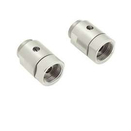 Shut Off Valve for Floor Pillar Legs in Polished Nickel