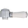 Mini Petit Mont Blanc Porcelain Lever Handle Filter Faucets In Polished Chrome
